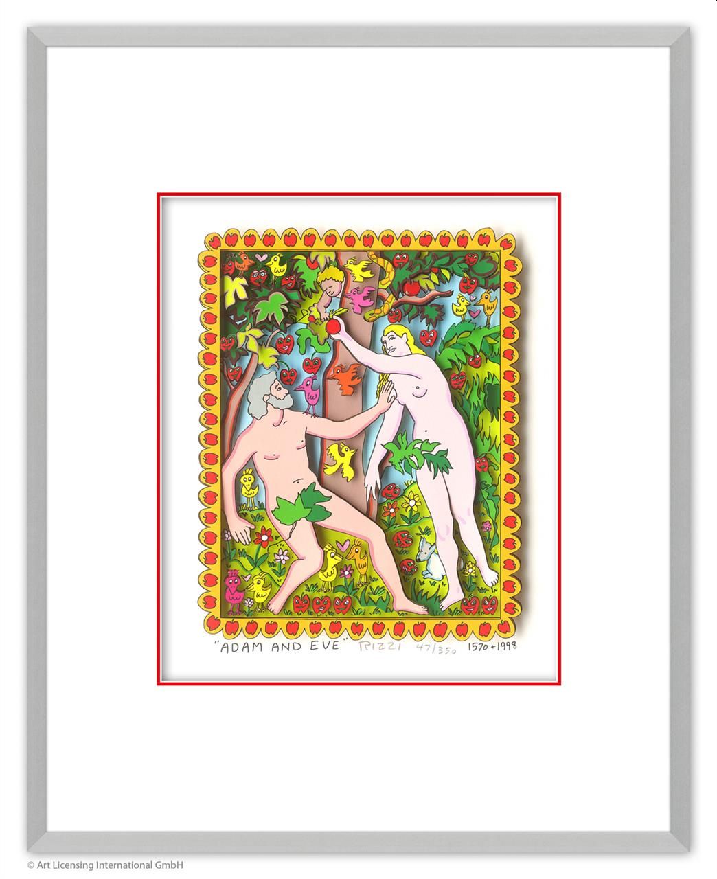 James Rizzi - ADAM AND EVE 