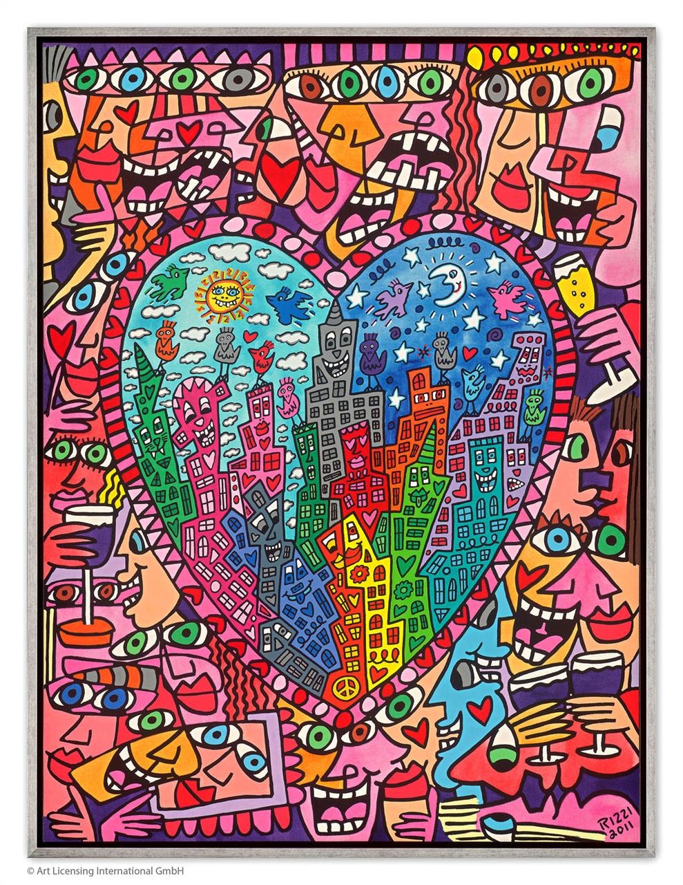James Rizzi - It´s  Heart not to Love My  City