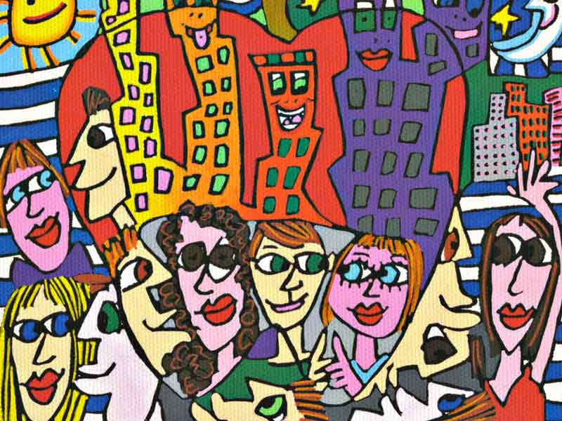 James Rizzi - Get into the big apple